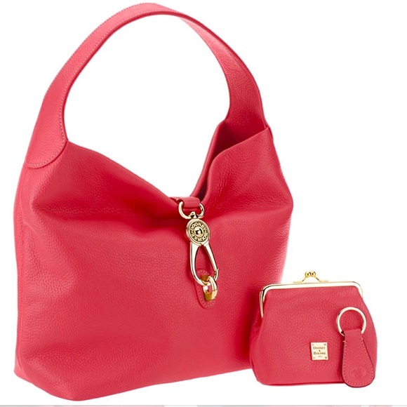 Dooney & Bourke Handbags - Dooney & Bourke Red Shoulder Bag/Wristlet 
NWT.